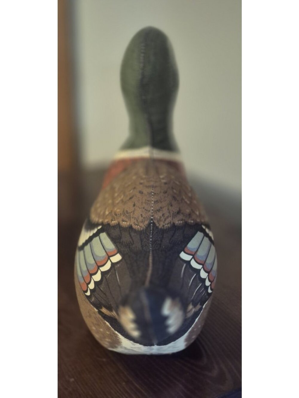 Mallard Duck Decoy Fabric Stuffed Vintage Collectible - Picture 4 of 6